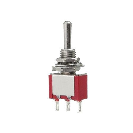 Wipschakelaar - Rood - Techtube Pro - 3 A - 28 V - Rood